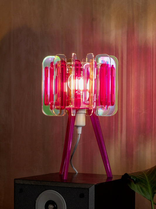 Mini Poppy - Iridescent and Pink