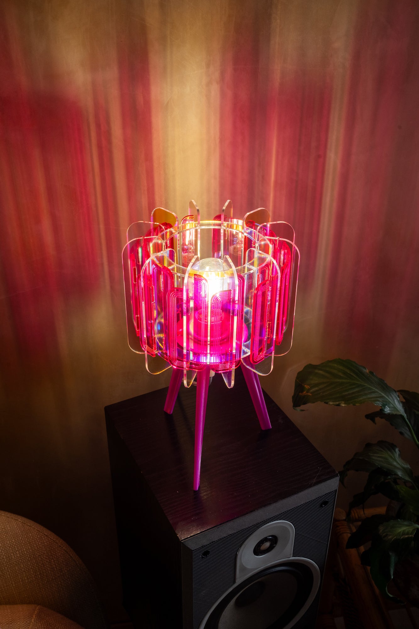Mini Poppy - Iridescent and Pink