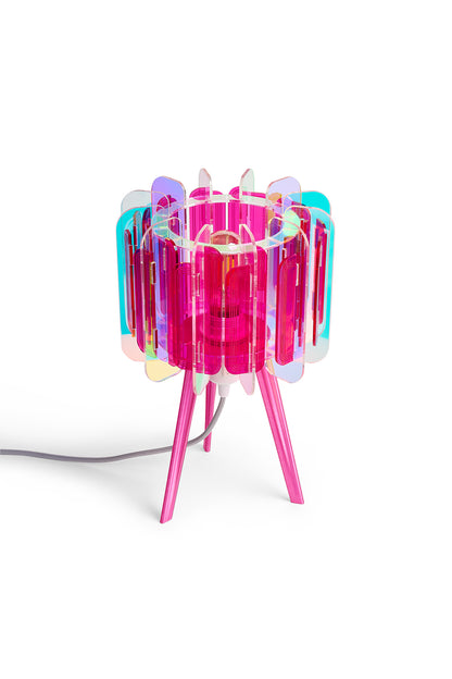 Mini Poppy  - Table Lamp - Iridescent & Pink