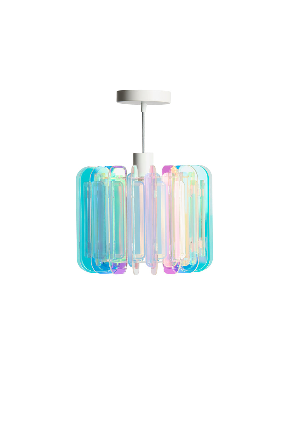 Iridescent Opium Poppy - Pendant or Table Light