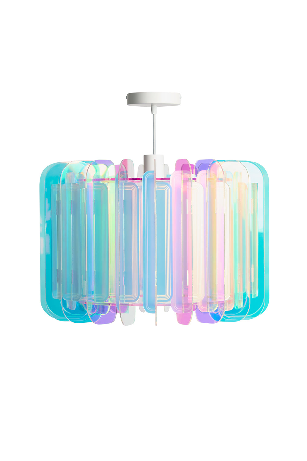 XL Iridescent Opium Poppy - Pendant Light