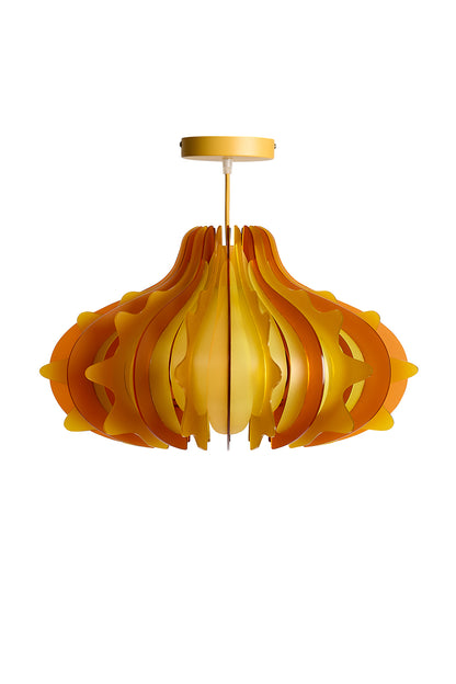 Yellow and Orange Prickly Pear - Pendant Light