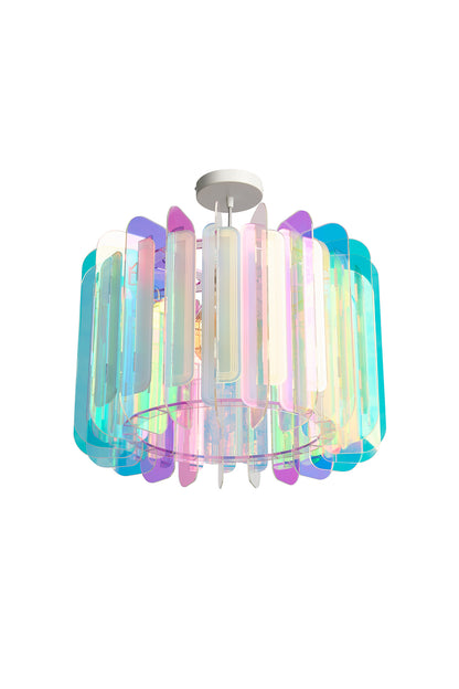 XL Iridescent Opium Poppy - Pendant Light