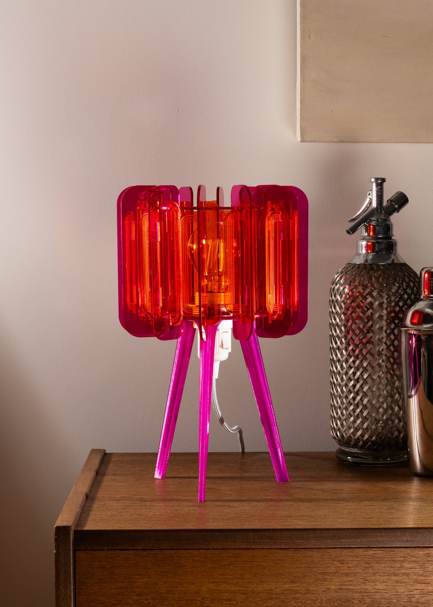 Mini Poppy - Orange and Pink