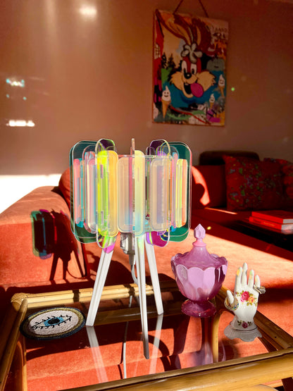 Mini Poppy Table Lamp - Iridescent