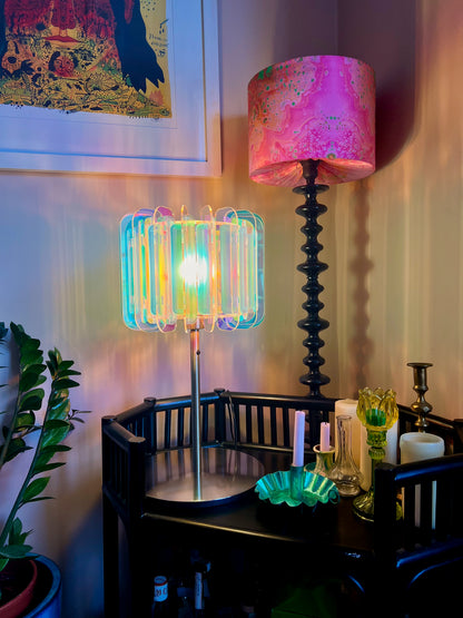 Iridescent Opium Poppy - Pendant or Table Light