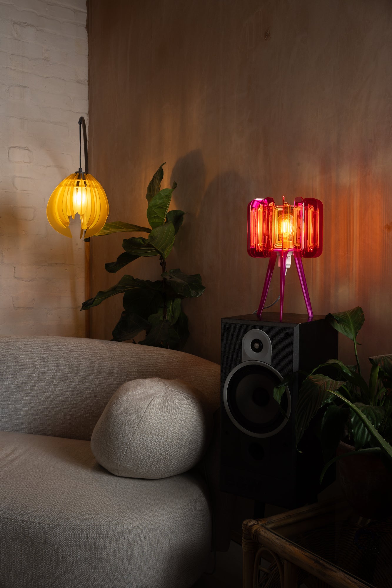 Mini Poppy - Orange and Pink