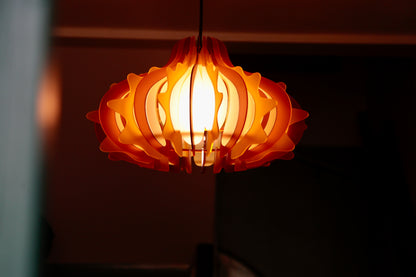 Yellow and Orange Prickly Pear - Pendant Light